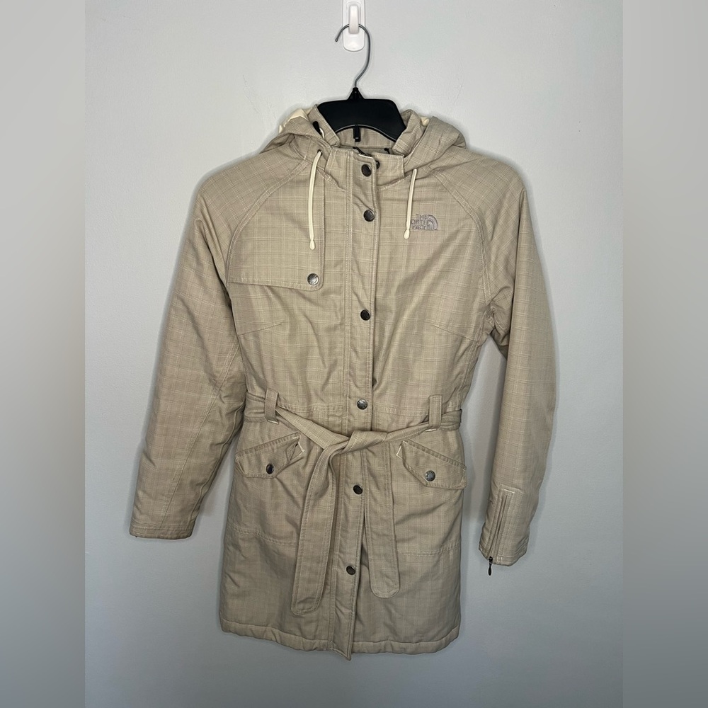 THE NORTH FACE Womens HYVENT Padded Trench Coat Jacket Size S